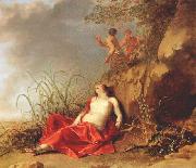 LISSE, Dirck van der Sleeping Nymph sg oil painting